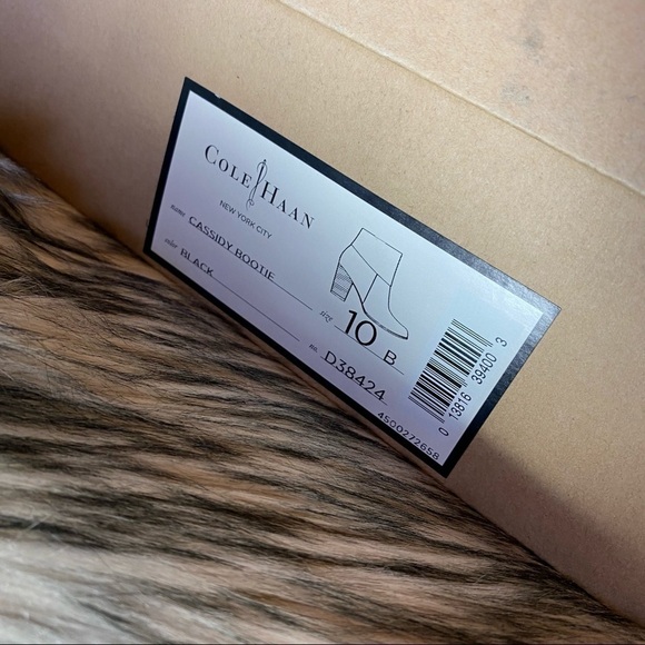 BLACK Cassidy Bootie Ankle Boot Block Heel - Picture 12 of 12